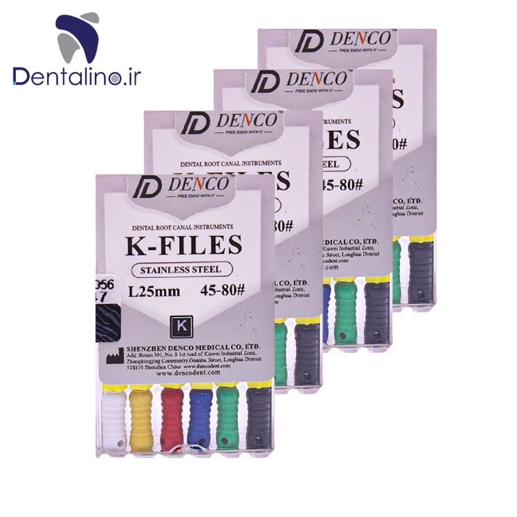 فایل دستی k-file استیل دنکو Denco (طول 25)