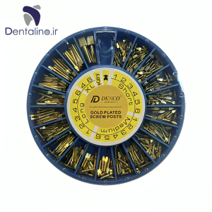 پین برنجی آسورت 240 عددی دنکو Denco Gold Plated Screw Post