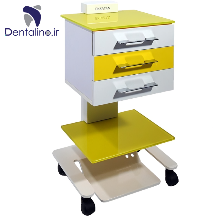 سرویتور 3 کشو با شیشه رنگی مدل GH 3.1