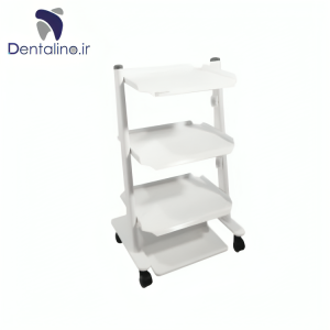 سرویتور دندانپزشکی سه طبقه پایه پدال دار مدل SP3