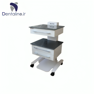 سرویتور 3 کشو با شیشه رنگی مدل GH4