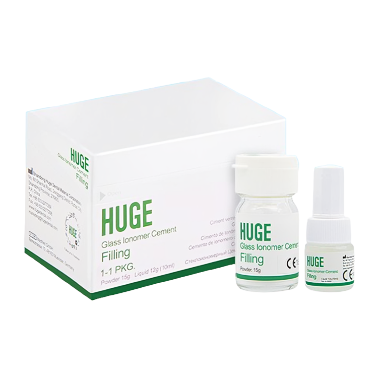 گلاس آینومر ترمیمی هیوج HUGE Glass Ionomer Cement Filling I
