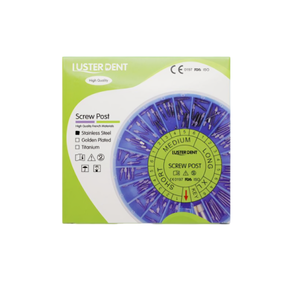 پست پیش ساخته فلزی داخل کانال لاستردنت LusterDent