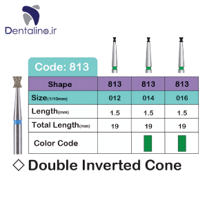 فرز الماسه توربین لاستردنت – Lusterdent Double Inverted cone